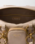 Prada Dangle Medium Leather Top-Handle Bag - Image 2
